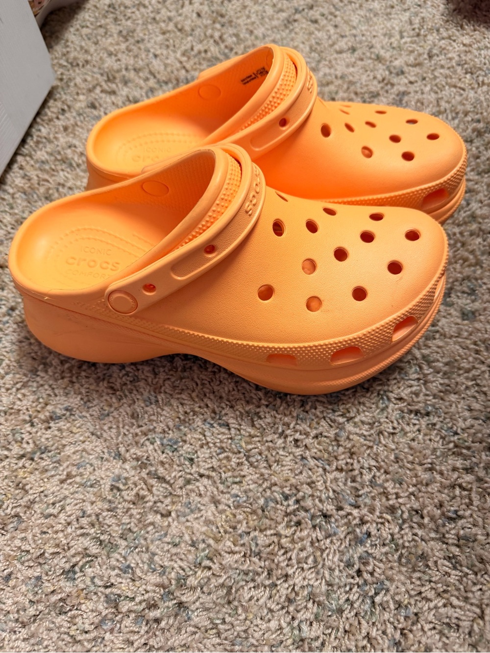 CROCS Classic-Style Clog in Vibrant Orange - Picture 2 of 6